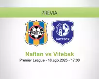 Pronóstico Naftan Vitebsk (16 agosto 2025)