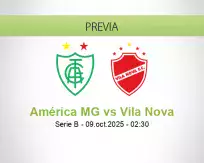 Pronóstico América MG Vila Nova (09 octubre 2025)