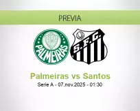 Palmeiras vs Santos