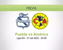 Pronóstico Puebla América (30 septiembre 2022)
