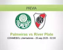 Pronóstico Palmeiras River Plate (24 septiembre 2025)