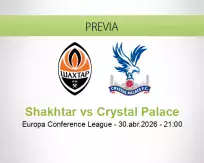 Shakhtar vs Crystal Palace