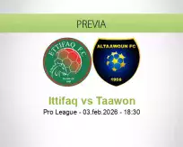 Pronóstico Ittifaq Taawon (03 febrero 2026)