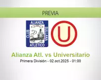 Pronóstico Alianza Atl. Universitario (01 octubre 2025)