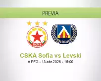CSKA Sofía vs Levski