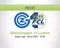 Pronóstico Grasshopper Luzern (26 julio 2025)
