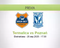 Pronóstico Termalica Poznań (20 septiembre 2025)