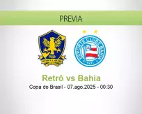 Pronóstico Retrô Bahia (06 agosto 2025)