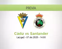 Pronóstico Cádiz Santander (07 diciembre 2025)