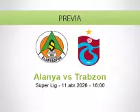 Pronóstico Alanya Trabzon (11 abril 2026)