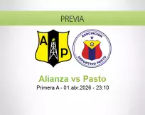 Pronóstico Alianza Pasto (01 abril 2026)