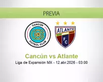 Pronóstico Cancún Atlante (11 abril 2026)