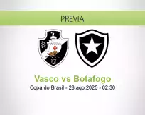 Pronóstico Vasco Botafogo (28 agosto 2025)
