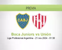 Boca Juniors vs Unión