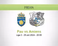 Pronóstico Pau Amiens (25 octubre 2024)