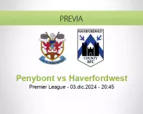 Pronóstico Penybont Haverfordwest (03 diciembre 2024)