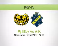 Pronóstico Mjällby AIK (20 julio 2025)