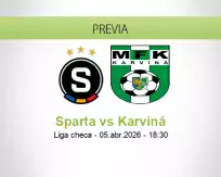 Pronóstico Sparta Karviná (05 abril 2026)