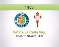 Pronóstico Getafe Celta Vigo (01 febrero 2026)