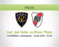 Ind. del Valle vs River Plate
