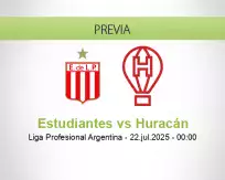 Pronóstico Estudiantes Huracán (21 julio 2025)