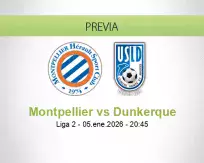 Pronóstico Montpellier Dunkerque (05 enero 2026)