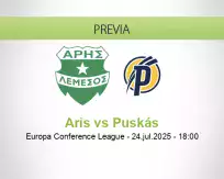 Pronóstico Aris Puskás (24 julio 2025)