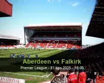 Pronóstico Aberdeen Falkirk (31 agosto 2025)