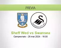 Pronóstico Sheff Wed Swansea (29 marzo 2024)