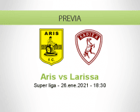 Pronóstico Aris Larissa (26 enero 2021)
