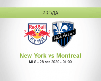 Pronóstico New York RB Montreal Impact (27 septiembre 2020)