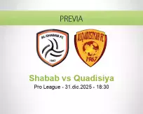 Shabab vs Quadisiya