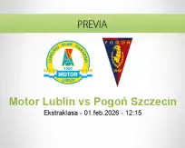 Pronóstico Motor Lublin Pogoń Szczecin (01 febrero 2026)