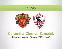 Pronóstico Ceramica Cleo Zamalek (08 agosto 2025)