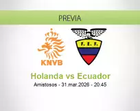 Holanda vs Ecuador