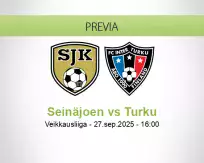 Pronóstico Seinäjoen Turku (27 septiembre 2025)