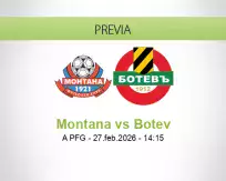 Montana vs Botev