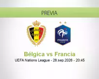 Bélgica vs Francia