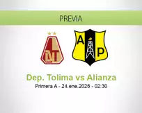 Dep. Tolima vs Alianza
