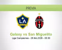 Pronóstico Galaxy San Miguelito (26 febrero 2026)
