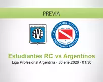 Pronóstico Estudiantes RC Argentinos (29 enero 2026)