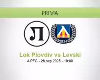 Pronóstico Lok Plovdiv Levski (26 septiembre 2025)