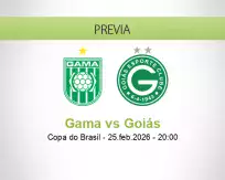 Pronóstico Gama Goiás (25 febrero 2026)
