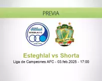 Pronóstico Esteghlal Shorta (03 febrero 2025)