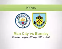 Pronóstico Man City Burnley (27 septiembre 2025)