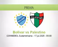 Pronóstico Bolívar Palestino (16 julio 2025)
