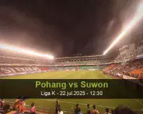 Pronóstico Pohang Suwon (22 julio 2025)