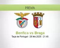 Pronóstico Benfica Braga (26 febrero 2025)