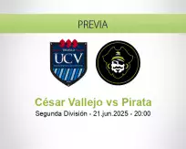 Pronóstico César Vallejo Pirata (21 junio 2025)