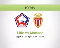 Pronóstico Lille Monaco (24 agosto 2025)